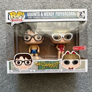 Funko Pop Squints & Wendy Peffercorn Figures-The Sandlot